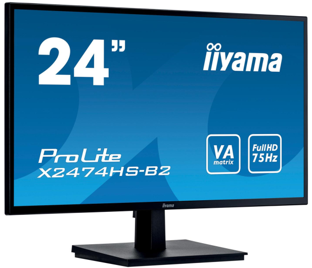 IIYAMA 23.6'' ProLite X2474HS-B2 Czarny - 506641 - zdjęcie 4